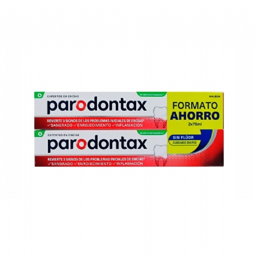 Parodontax sin fluor pasta dentifrica duplo 2x75 ml
