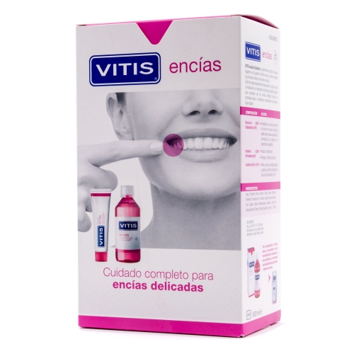 Vitis encias pasta dentifrica y colutorio  pack