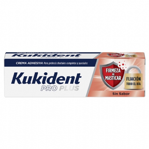 Kukident pro plus firmeza al masticar  1 envase 40 g sabor neutro