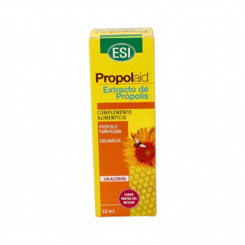 Propolaid propolis sin alcohol con equinacea esi 1 frasco 50 ml con cuentagotas sabor frutas del bos