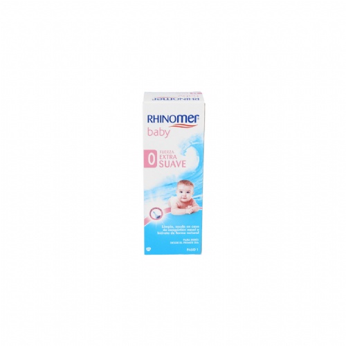 Rhinomer baby limpieza nasal f-0 extra suave  esteril 1 nebulizador 115 ml