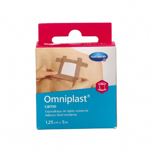 Esparadrapo hipoalergico omniplast tejido resistente 1 unidad 5 m x 1,25 cm - omniplast tejido resis