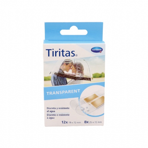 Tiritas transparent  20 unidades surtido 2 tamaños