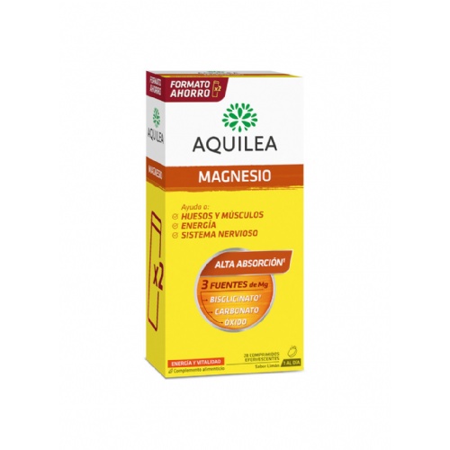 Aquilea magnesio  375 mg 28 comprimidos efervescentes sabor limon