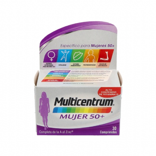 Multicentrum mujer 50+  30 comprimidos