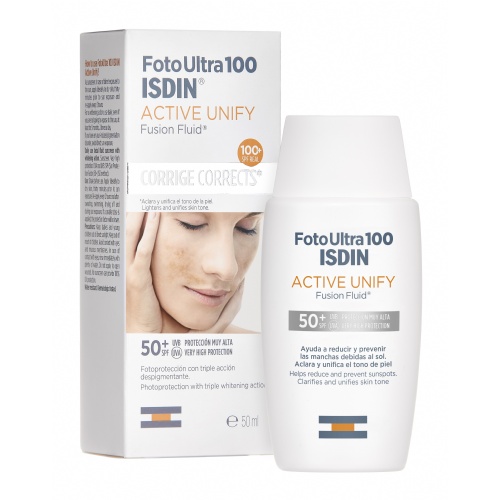 Isdin fotoultra 100 active unify  1 envase 50 ml