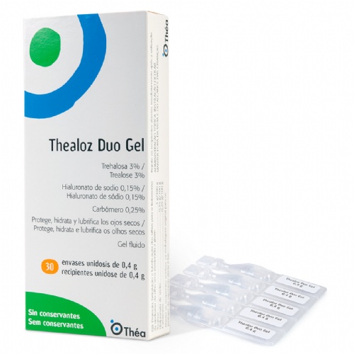 Thealoz duo gel esteril unidosis  30 unidosis 0,4 ml