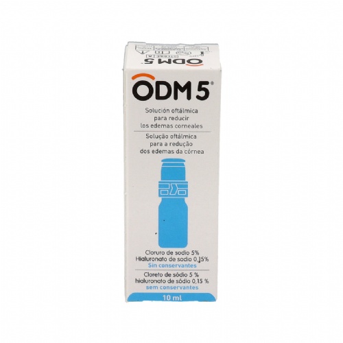 Odm 5 antiedema corneal solucion oftalmica hiperosmolar 1 frasco multidosis 10 ml - solucion oftalmi