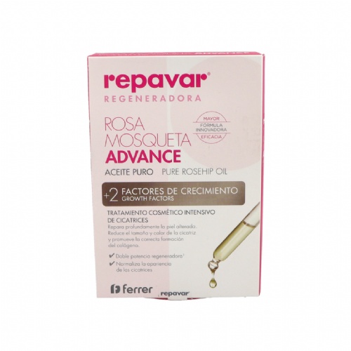 Repavar regeneradora aceite puro rosa mosqueta advance 1 envase 15 ml - rosa mosqueta advance