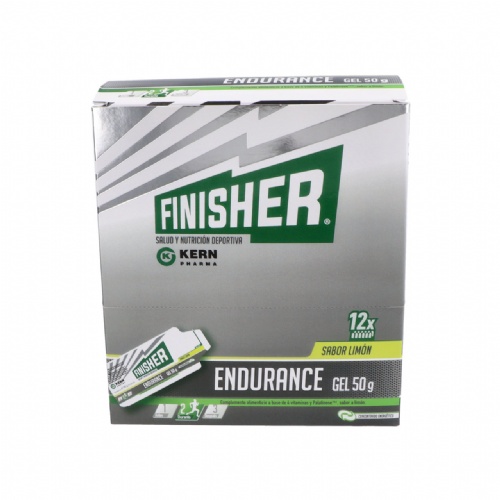 Finisher endurance gel  12 sobres 50 g sabor limon