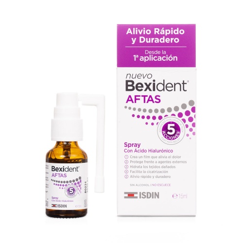 Bexident aftas spray bucal protector  1 envase 15 ml