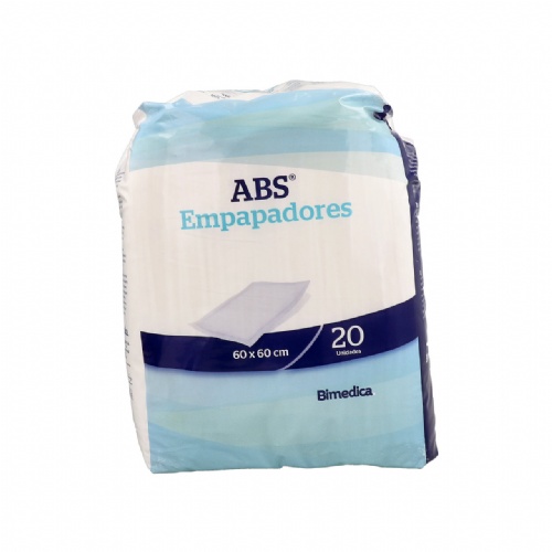 Empapador desechable abs 20 unidades 60 cm x 60 cm - abs