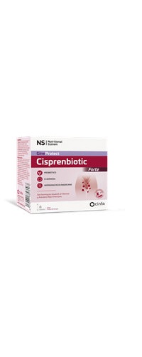 Ns gineprotect cisprenbiotic forte  6 sobres 2,2 g sabor frutos del bosque