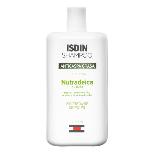 Isdin shampoo anticaspa grasa nutradeica  1 envase 400 ml