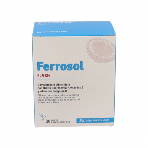 Ferrosol flash  30 sobres bucodispersables