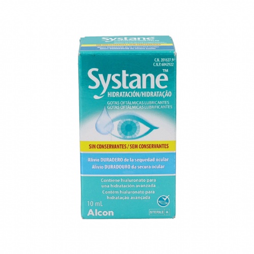 Systane hidratacion gotas oftalmicas lubricantes sin conservantes 1 frasco 10 ml - gotas oftalmicas 
