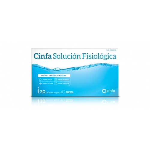 Cinfa solucion fisiologica  30 unidades monodosis 5 ml