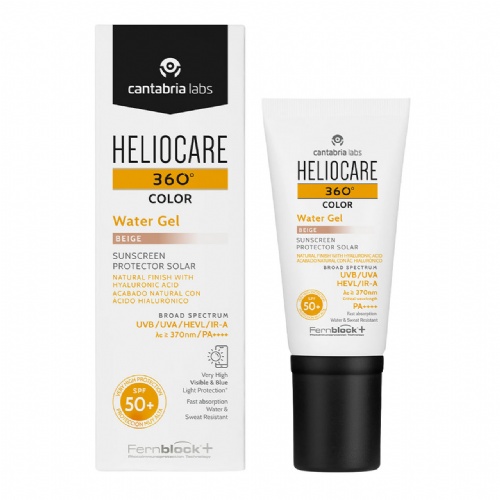 Heliocare 360º color water gel protector solar spf 50+  1 envase 50 ml color bronze