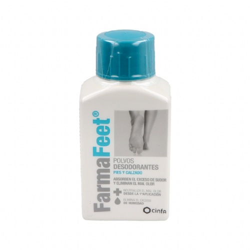 Farmafeet polvos desodorantes pies  1 envase 75 g
