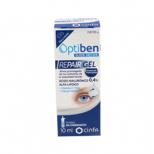 Optiben repair gel  1 envase 10 ml