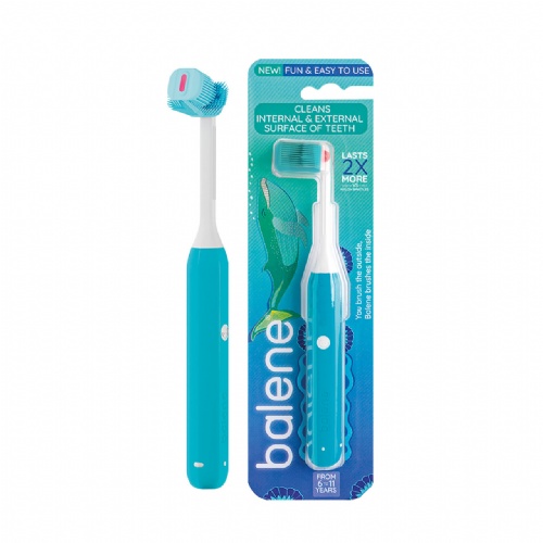 Cepillo dental infantil balene kids 1 unidad color azul - balene kids