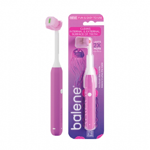 Cepillo dental infantil balene kids 1 unidad color violeta - balene kids