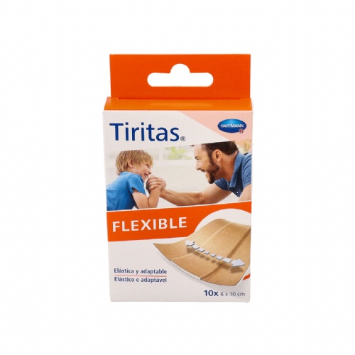 Tiritas flexible aposito adhesivo 10 unidades 10 mm x 6 mm - aposito adhesivo