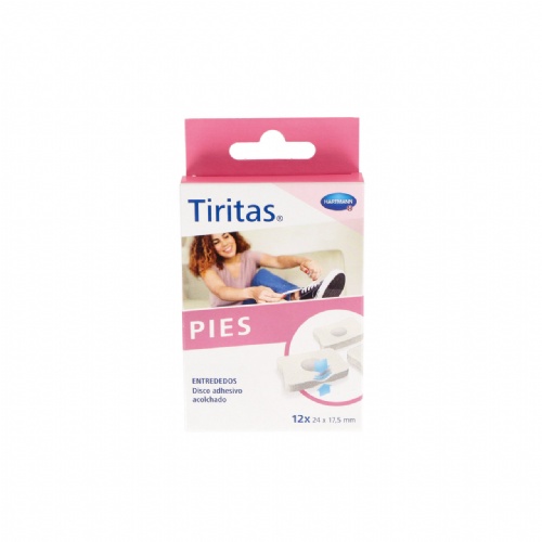 Tiritas pies entrededos  12 unidades 24 mm x 17,5 mm