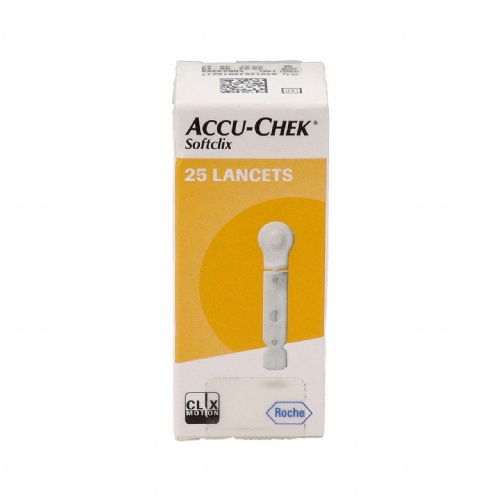 Lancetas accu-chek softclix 25 unidades - accu-chek softclix