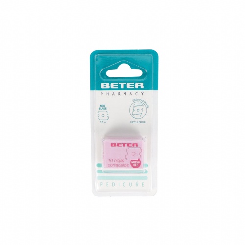 Cortacallos recambio cuchillas beter 10 hojas - beter