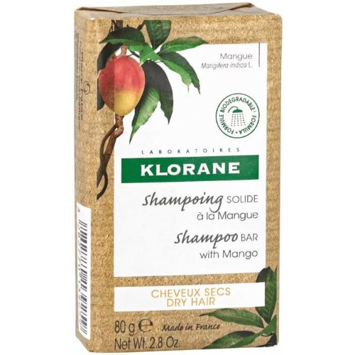 Klorane champu solido al mango  80 g