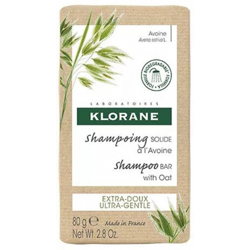 Klorane champu solido a la avena  1 pastilla 80 g