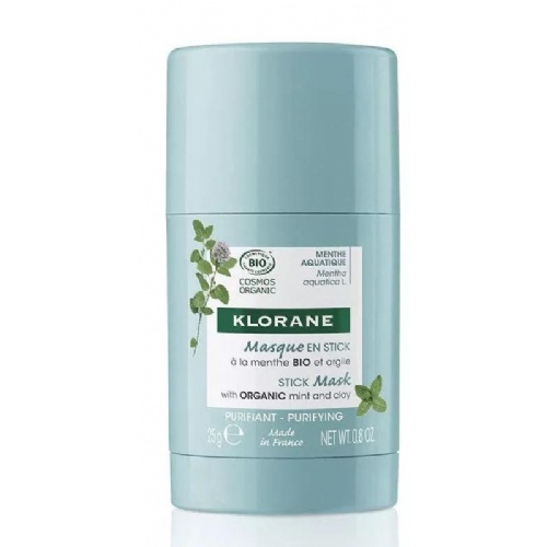 Klorane mascarilla en stick a la menta bio y arcilla  1 stick 25 g