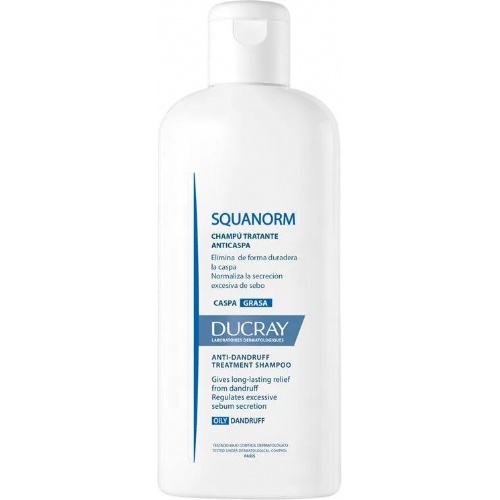 Kelual squanorm champu tratante regulador caspa grasa ducray 1 envase 200 ml - ducray