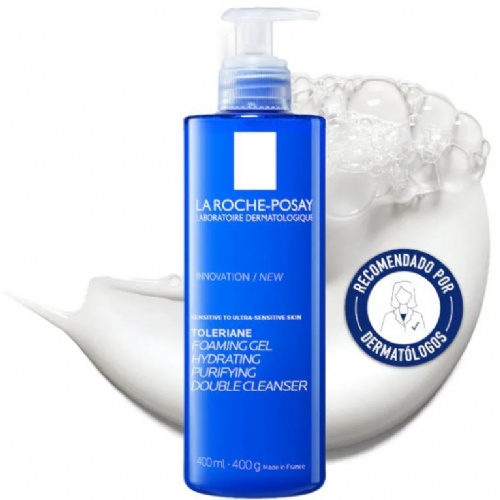 Toleriane crema-espuma limpiador doble hidratante purificante  1 bote 400 ml
