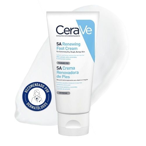 Cerave crema renovadora de pies  1 envase 88 ml