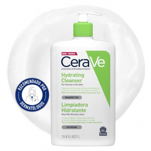 Cerave limpiadora hidratante  1 envase 1000 ml
