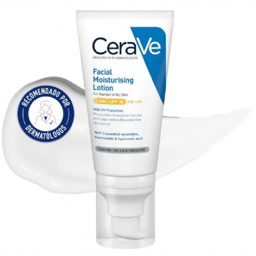Cerave locion hidratante de rostro spf 25  1 envase 52 ml