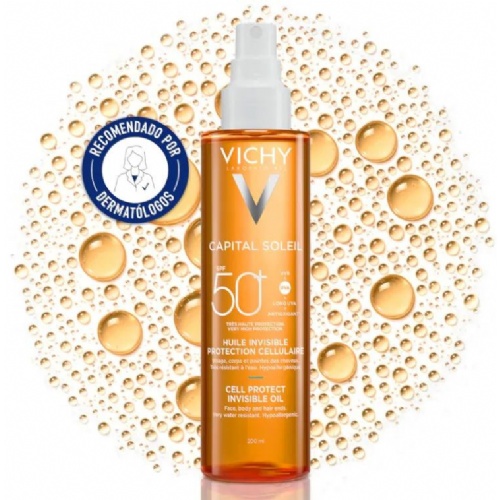 Capital soleil spf 50+ aceite cell protect  1 envase 200 ml
