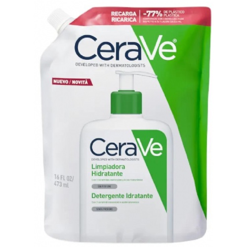 Cerave limpiadora hidratante  1 envase 473 ml recarga