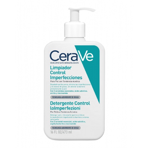 Cerave limpiador control imperfecciones  1 envase 473 ml
