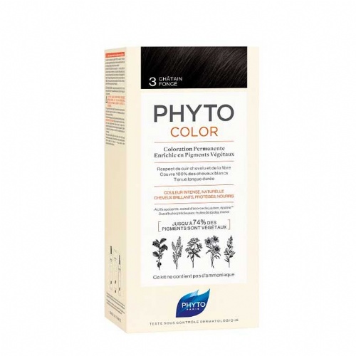 Phyto color tinte nÂº 3 castaño oscuro
