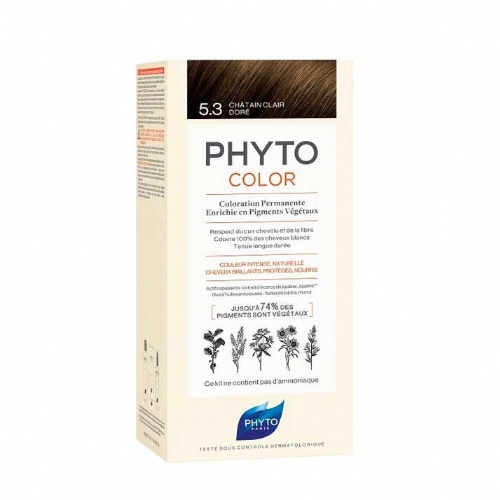 Phyto color 5.3 castaño claro dorado
