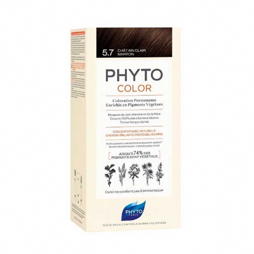 Phyto color 5.7 castaño claro marron