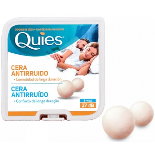 Tapones oidos cera antirruido quies 16 unidades - quies