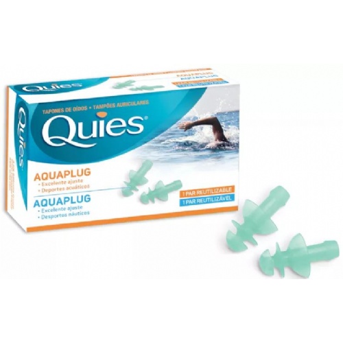 Aquaplug proteccion auditiva quies 2 unidades - quies