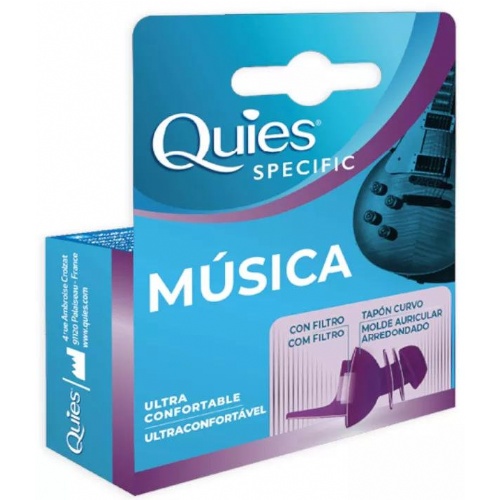 Tapones oidos goma quies specific musica 2 unidades - quies specific musica