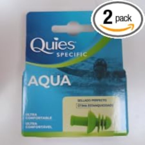 Tapones oidos silicona quies aqua 2 unidades