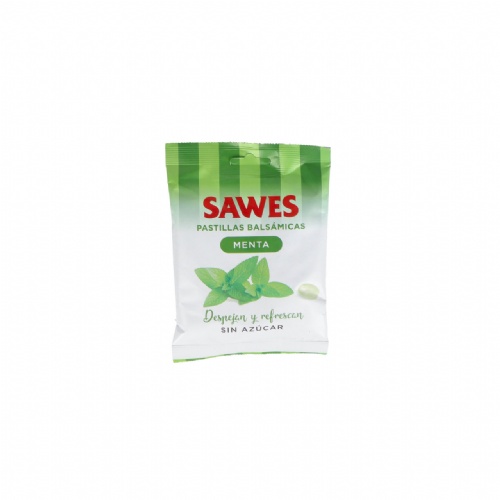 Suawell pastillas balsamicas sin azucar  1 bolsa 50 g sabor sabor menta