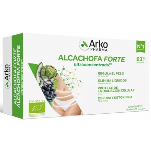Arkofluido alcachofa forte  20 ampollas bebibles 15 ml